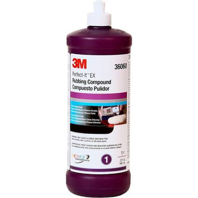 3M MMM36060 Perfect-It Ex Rubbing Compound, Qt. 3M MMM36060 Perfect-It Ex Rubbing Compound, Qt.