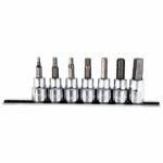 K Tool International KTI22970 SOCKET HEX BIT SET 3/8IN. DRIVE 7 PC. SAE