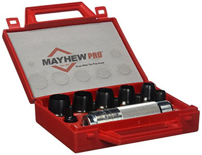 Mayhew MAY66010 Pro 3 mm to 20 mm Metric Hollow Punch Set Mayhew MAY66010 Pro 3 mm to 20 mm Metric Hollow Punch Set