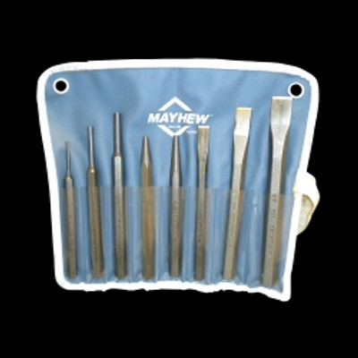 Mayhew MAY61025 Select Ec Punch and Chisel Kit, 8-Piece Mayhew MAY61025 Select Ec Punch and Chisel Kit, 8-Piece