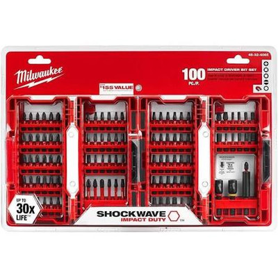 MILWAUKEE MLW48-32-4512 & #174 SHOCKWAVE & #8482 12 Magnetic Bit Tip Holder MILWAUKEE MLW48-32-4512 & #174 SHOCKWAVE & #8482 12 Magnetic Bit Tip Holder