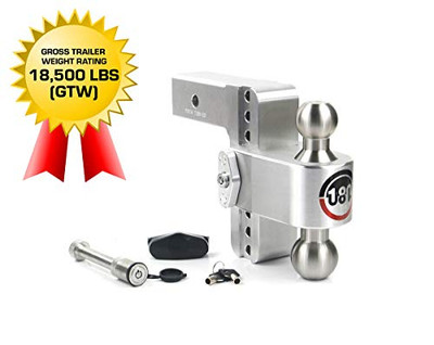 WEIGH SAFE LTB625KA TURNOVER BALL 6 DROP HITCH W/ 2 S