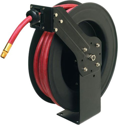 Legacy Manufacturing LEGL8641 Workforce Retractable Air/Water Hose Reel, 1/2 in. x 50 ft., Rubber -
