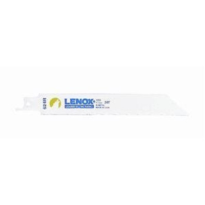 Vise Grip LEX20569 LENOX Tools Bi-Metal Reciprocating Saw Blade, 6-inch, 24 TPI (S624R) Vise Grip LEX20569 LENOX Tools Bi-Metal Reciprocating Saw Blade, 6-inch, 24 TPI (S624R)