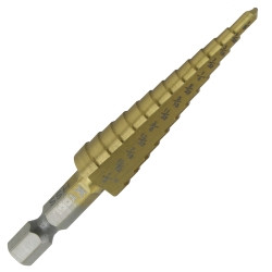 K Tool International KTI71235 KTI Step Drill Bit (1/8"-1/2")