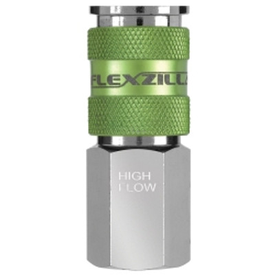 Legacy Manufacturing LEGA53416FZ Flexzilla Pro High Flow Coupler, 1/4" Body, 1/4" FNPT