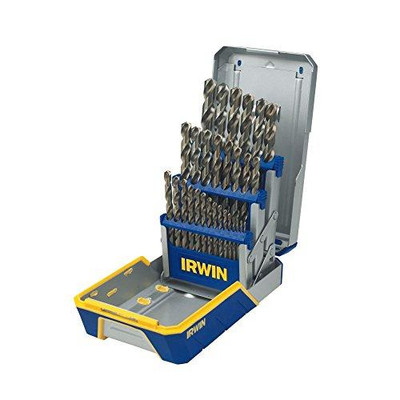 Vise Grip HAN3018002 IRWIN Tools Cobalt High-Speed Steel Drill Bit, 29-Piece Metal Index Set (3018002)