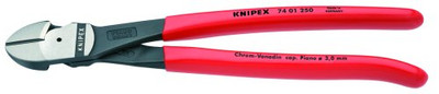 Grip On KNP7401-10C Knipex 7401250SBA 10-Inch High Leverage Diagonal Cutters