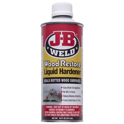 J B Weld JBW40001 J B Weld Original Version Wood Restore Liquid Hardener-16 oz J B Weld JBW40001 J B Weld Original Version Wood Restore Liquid Hardener-16 oz