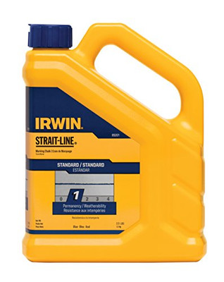 Vise Grip HAN65201 IRWIN Tools STRAIT-LINE Standard Marking Chalk, 2.5-pound, Blue () Vise Grip HAN65201 IRWIN Tools STRAIT-LINE Standard Marking Chalk, 2.5-pound, Blue ()