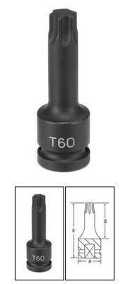 Grey Pneumatic GRE2147T 1/2" Drive x T47 Internal Star Impact Driver