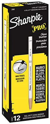 Vise Grip HAN2060 SAN - Sharpie Pro Peel-Off China Markers (Pack of 12)
