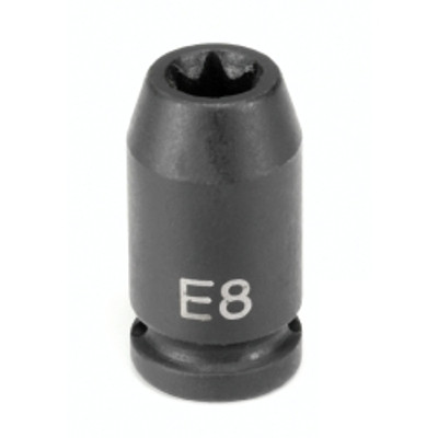 Grey Pneumatic GRE912ET () 1/4" Drive x E12 External Star Impact Socket