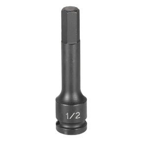 Grey Pneumatic GRE29204F 1/2" Drive x 5/8" Hex Driver 4" Length