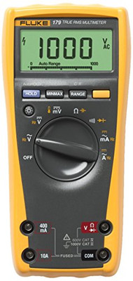 Fluke FLU179 Bundle - 2 items: 179 DMM, 1000V, TRMS, Temperature and 2AC Volt-...
