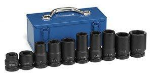 Grey Pneumatic GRE9151 1" Drive 10 Piece Heavy Duty Truck Set