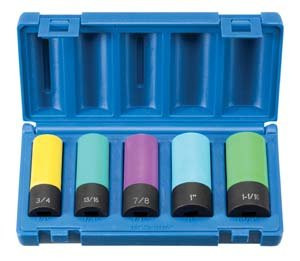 Grey Pneumatic GRE1505TP 1/2" Drive 5 Piece E.T.W. Wheel/Nut Protector Set