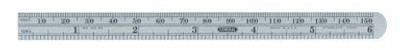 GENERAL TOOL GHM305ME 6" Flex Rule - Grads: Side 1 (mm, 16), Width 15/32" S & INSTRUMENTS