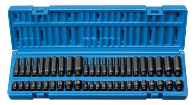 Grey Pneumatic GRE9748 9748 48 Pc. 1/4" Drive Fractional and Metric Impact Socket Set Grey Pneumatic GRE9748 9748 48 Pc. 1/4" Drive Fractional and Metric Impact Socket Set