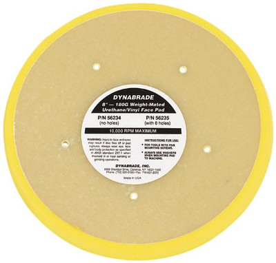 Dynabrade DYB56234 Non-Vacuum Disc Pad, 8-Inch Diameter