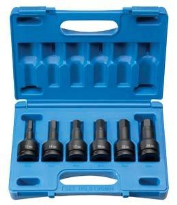 Grey Pneumatic GRE8196MH (8196MH) 3/4" Drive 6-Piece Hex Driver Metric Socket Set Grey Pneumatic GRE8196MH (8196MH) 3/4" Drive 6-Piece Hex Driver Metric Socket Set