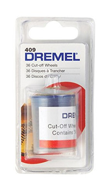Dremel DRE409 Cut-off Wheels .025" thick, 36 Pack