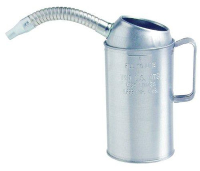 Plews PLW75-444 75-444 Galvanized Measure Spout - 4 Quart Capacity