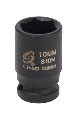 Sunex SUN810M 810m 1/4-Inch Drive 10-Mm Impact Socket