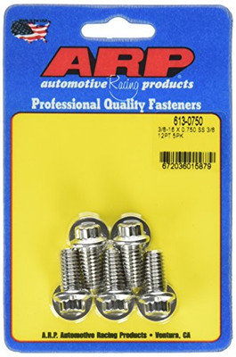 ARP 6130750 12 PT 3/8-16X0.750 PK/5 ARP 6130750 12 PT 3/8-16X0.750 PK/5
