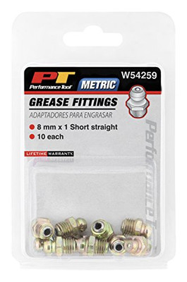 PERFORM TOOL W54259 GREASE FITTING 10PK PERFORM TOOL W54259 GREASE FITTING 10PK