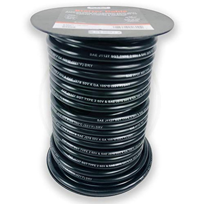 EAST PENN 04609 4 GA X 100 WIRE BLACK