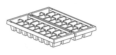 NORCOLD 61630422 NORCOLD PLASTIC ICE CUBE NORCOLD 61630422 NORCOLD PLASTIC ICE CUBE