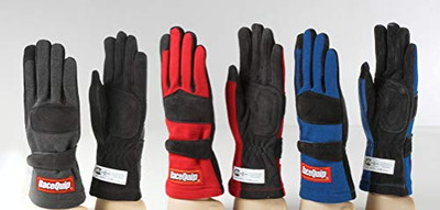 RACEQUIP 355015 2-LYR SFI-5 GLOVE LRG RED RACEQUIP 355015 2-LYR SFI-5 GLOVE LRG RED