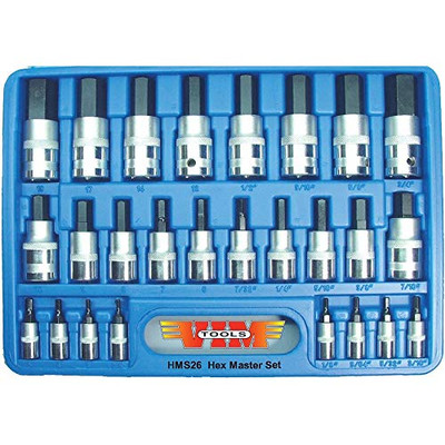 VIM Tools VMHMS26 Master Hex Driver Set - 26 Piece VIM Tools VMHMS26 Master Hex Driver Set - 26 Piece