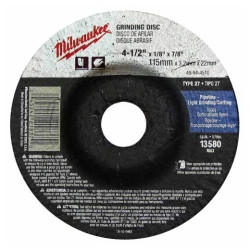 MILWAUKEE MLW49-94-5730 5" x 1/4" x 7/8" Grinding Wheel (Type 27) Electric Tools