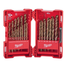 MILWAUKEE MLW48-89-2332 29 Piece Cobalt Red Helix Drill Bit Set Electric Tools