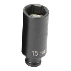 Grey Pneumatic GRE915MDG Soc 15Mm 1/4D Imp Mag 6Pt Dp Blk