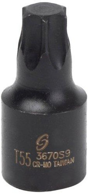 Sunex SUN3670S9 3670s9 3/8-Inch Drive T55 Internal Star Impact Socket