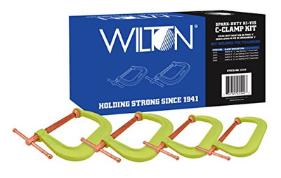 Wilton WIL11114 Spark-Duty 400CS Hi-Vis C-Clamp Kit Wilton WIL11114 Spark-Duty 400CS Hi-Vis C-Clamp Kit
