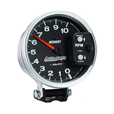 AUTO METER 233902 Autogage Memory Tachometer,5.000 in.