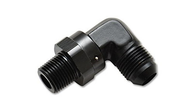 VIBRANT 11351 Performance -4An To 1/8"NPT Male Swivel 90 Degree Adapter Fitting, 1 Pack VIBRANT 11351 Performance -4An To 1/8"NPT Male Swivel 90 Degree Adapter Fitting, 1 Pack