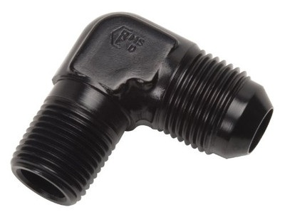 RUSSELL/EDEL 660883 Adapter Fitting: various models; Adapter Fitting; swivel; 90 degree angle; #10; 1/2 inch; black RUSSELL/EDEL 660883 Adapter Fitting: various models; Adapter Fitting; swivel; 90 degree angle; #10; 1/2 inch; black