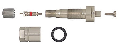 SCHRADER 34000 Aluminum Clamp-in Style Valve for TPMS Snap-in Sensor SCHRADER 34000 Aluminum Clamp-in Style Valve for TPMS Snap-in Sensor