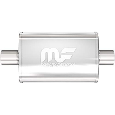 MAGNAFLOW 11249 4in x 9in Oval Center/Center Straight-Through Performance Muffler Exhaust Satin Finish MAGNAFLOW 11249 4in x 9in Oval Center/Center Straight-Through Performance Muffler Exhaust Satin Finish