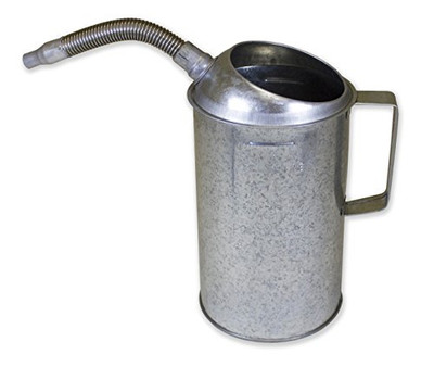 WIRTHCO 94488 Funnel King 4 Quart Measure Can with Flex Spout (Galvanized, Heavy Duty), Silver WIRTHCO 94488 Funnel King 4 Quart Measure Can with Flex Spout (Galvanized, Heavy Duty), Silver