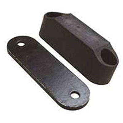 RV DESIGNER L602 Collection Black Standard Magnetic Catch W/Plate 10 Lbs. Oblong