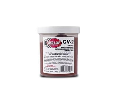 Red Line Synthetic Oil 80401 Red Line CV-2 Grease with Moly 14 Oz. Jar, 1 Pack