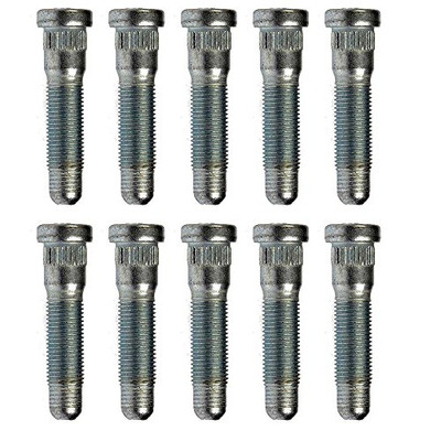 Dorman 610428 10 Pack 65.4 mm Long Serrated Wheel Studs with 15.70 mm Knurl and M14-1.50 Thread Dorman 610428 10 Pack 65.4 mm Long Serrated Wheel Studs with 15.70 mm Knurl and M14-1.50 Thread