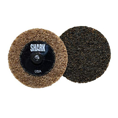 Shark Industries Ltd SI13003 Shark Industries PN- 50-Pack Brown/Coarse Quick Change Surface Conditioning Discs, 2” Diameter – Coarse Grit for Final Cleaning, Finishing, Rust Removal & More on All Metals (50 Discs)