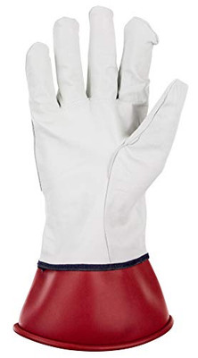 SAS Safety SA6469 Leather Protective Over Gloves For Electice Service Gloves, X-Large